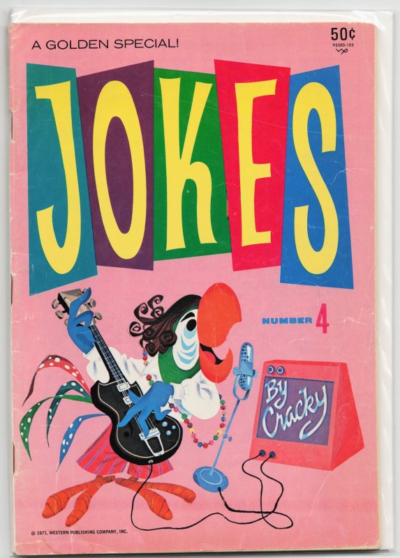 Jokes #4 (1971), raw, ungraded comic book — front cover