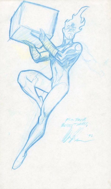 Burnout from Gen #13 (1992), raw, ungraded comic book — front cover