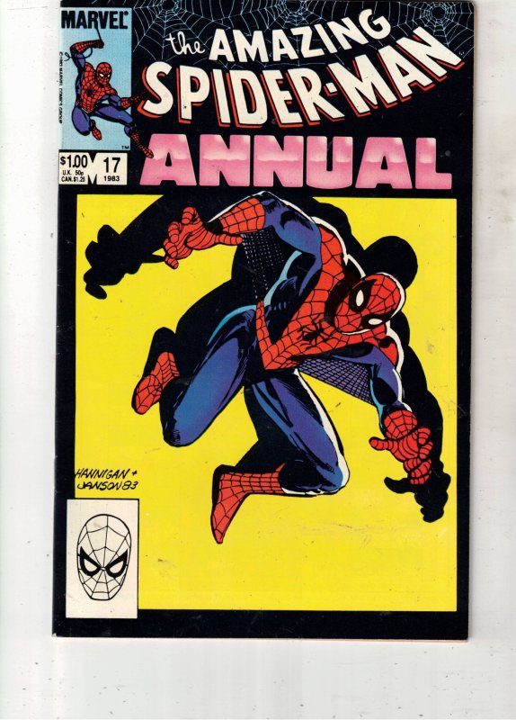 Amazing Spider-Man, King-Size Annual #17, raw comic book in NM condition — front cover