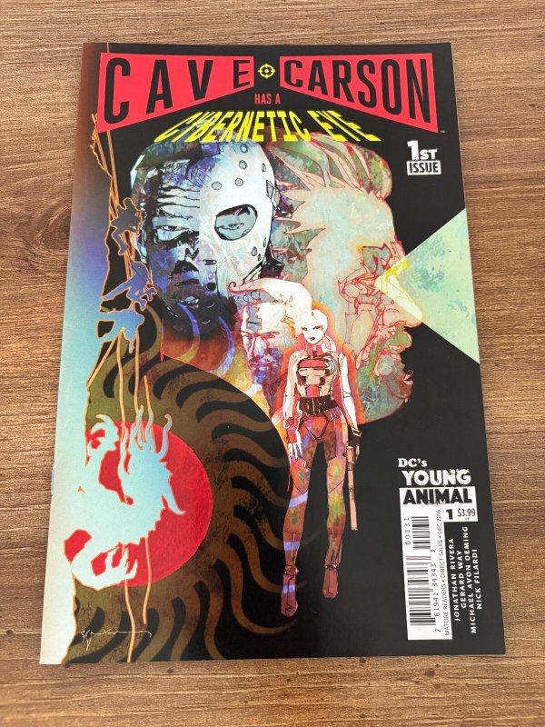 Cave Carson #1 (DC Comics), raw comic book in NM condition — front cover