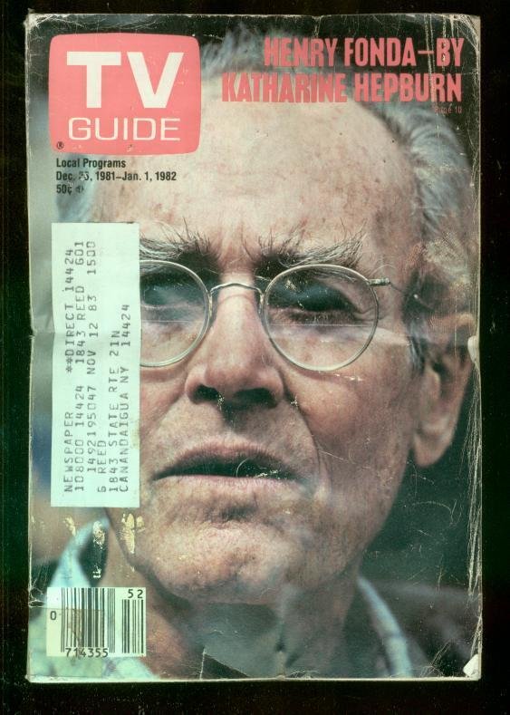MAG: TV Guide December #26 (1982), raw, ungraded comic book — front cover