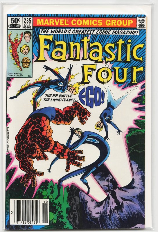Fantastic Four #235 (Marvel Comics, 1981), raw, ungraded comic book — front cover