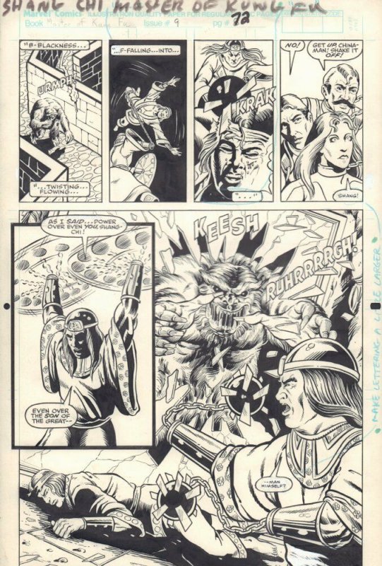 Master of Kung Fu: Bleeding Black #1 (1990), raw, ungraded comic book — front cover