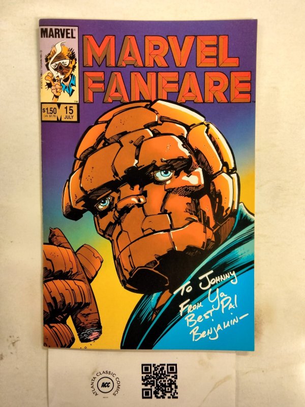 Marvel Fanfare #15 (Marvel Comics), raw comic book in NM condition — front cover