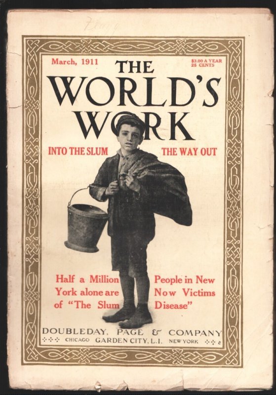 World's Work 3/1911-Doubleday-Get Rich Quick-slums-Photos-compelling Features-vi, raw, ungraded comic book — front cover