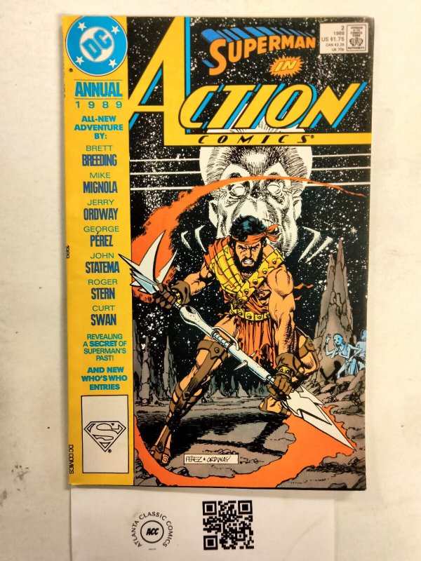 Action Comics Annual #2 (DC Comics), raw comic book in VF condition — front cover