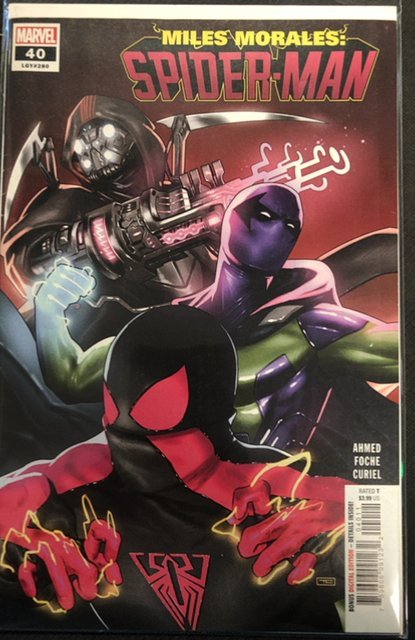 Miles Morales: Spider-Man #40 (Marvel Comics, 2022), raw, ungraded comic book — front cover