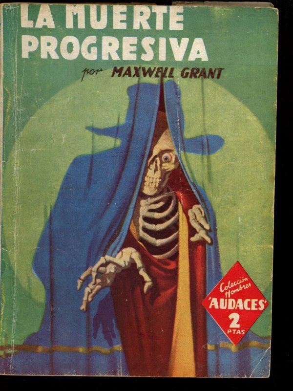 THE Creeping Death Cover- Spanish Molino 1st Print the Shadow Pulp - Scarce, raw, ungraded comic book — front cover