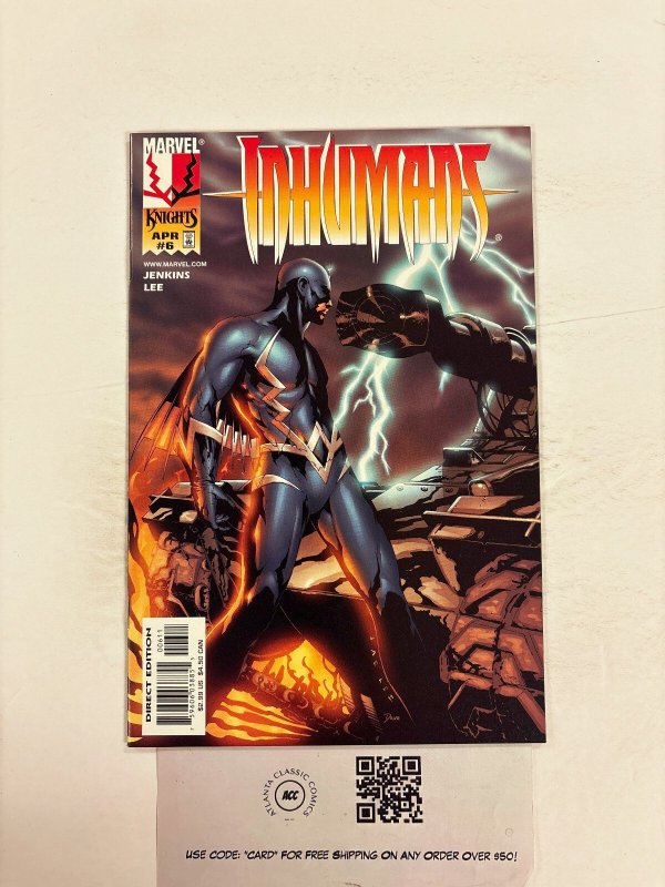 Inhumans #6 (Marvel Comics), raw comic book in NM condition — front cover
