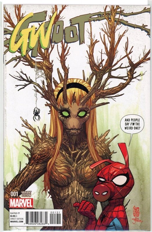 Groot #1 (Marvel Comics, 2015), raw comic book in VF 8.0 condition — front cover