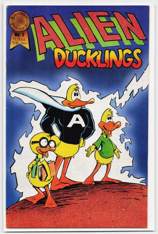 Alien Ducklings #1 (1986), raw, ungraded comic book — front cover