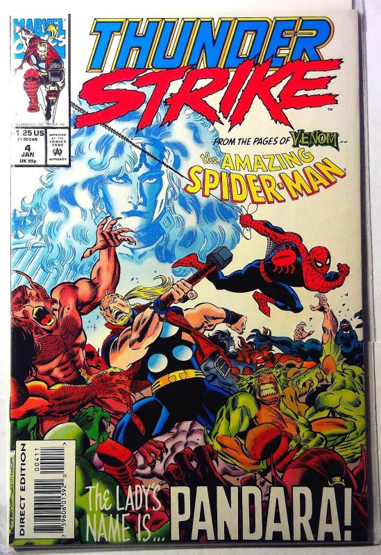 ThunderStrike #4 (Marvel Comics, 1994), raw, ungraded comic book — front cover