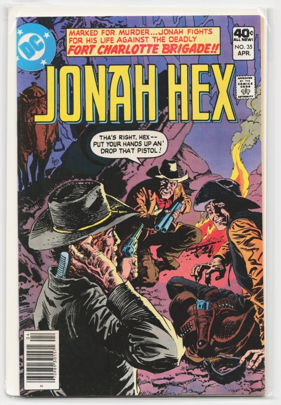 Jonah Hex #35 (DC Comics, 1980), raw, ungraded comic book — front cover