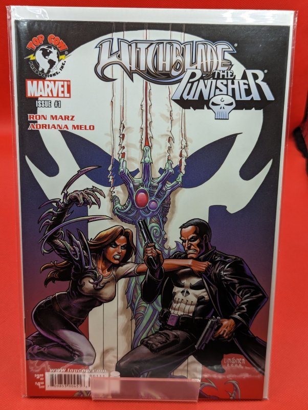 Witchblade / the Punisher (2007) (2007), raw, ungraded comic book — front cover