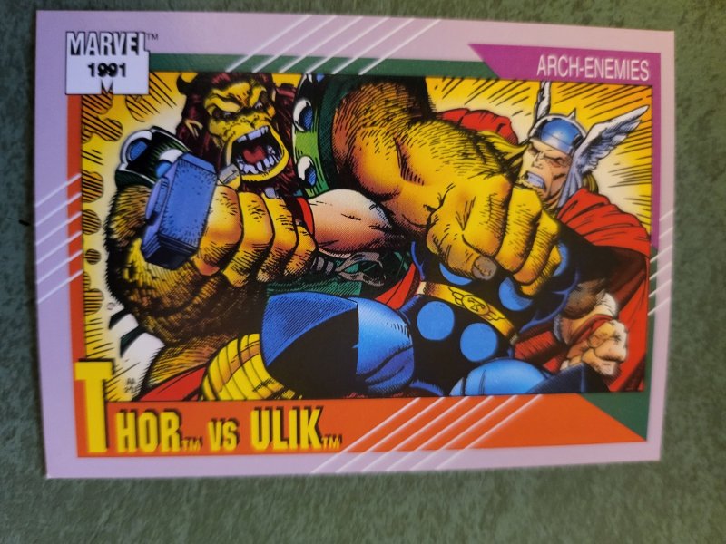 1991 Marvel Universe #122 (1991), raw, ungraded comic book — front cover