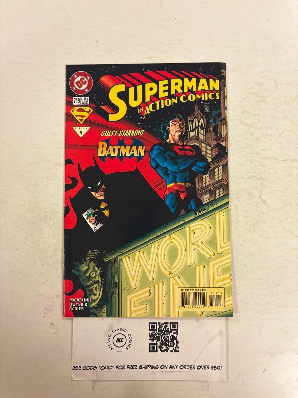 Action Comics #719 (DC Comics), raw comic book in NM condition — front cover
