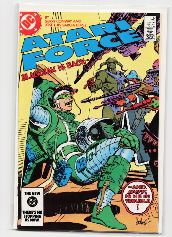 Atari Force #10 (DC Comics, 1984), raw, ungraded comic book — front cover