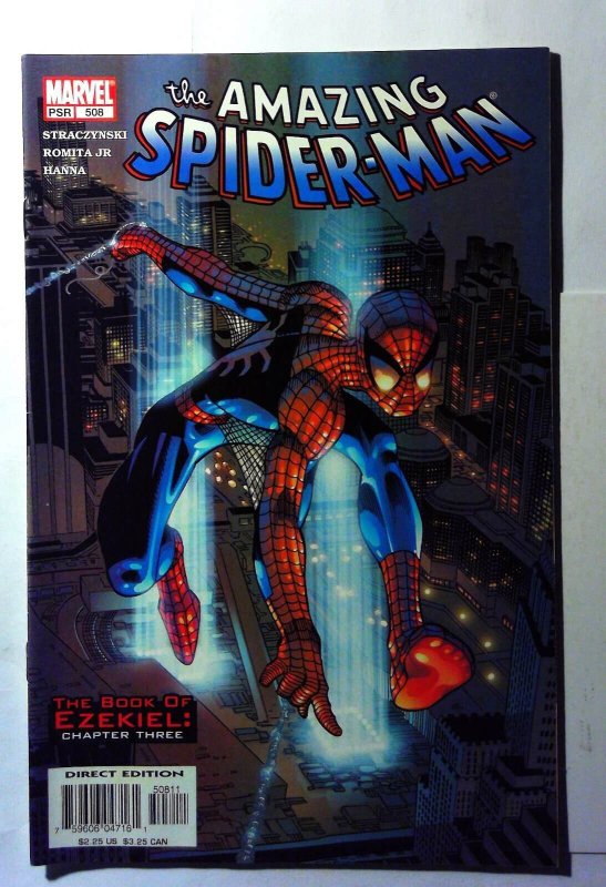 Amazing Spider-Man #508 (Marvel Comics, 2004), raw, ungraded comic book — front cover