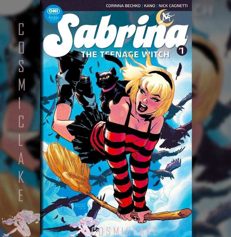Sabrina the Teenage Witch #1, raw, ungraded comic book — front cover