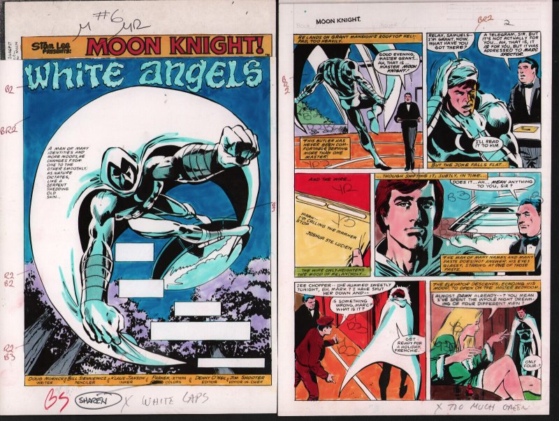 Moon Knight #6 (Marvel Comics, 1981), raw, ungraded comic book — front cover