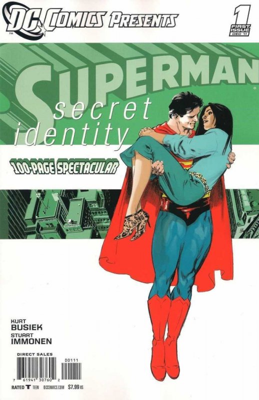 Superman Secret Identity #1, raw, ungraded comic book — front cover