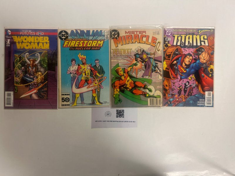 4 DC Comics Titans # 2+Mister Miracle # 3+Firestorm # 3 +Wonder Woman #1 26 JS27, raw, ungraded comic book — front cover