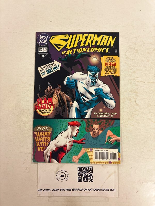 Action Comics #743 (DC Comics, 1998), raw comic book in NM condition — front cover