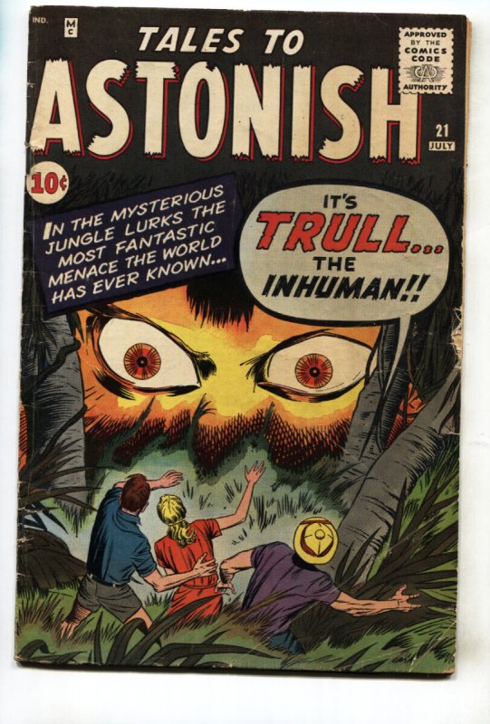 Tales to Astonish #21 - 1961 - Marvel - VG - Comic Book (Marvel Comics, 1961), raw comic book in VG condition — front cover