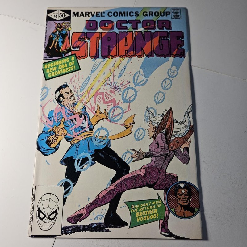 Doctor Strange #48 (Marvel Comics, 1981), raw comic book in VF+ condition — front cover