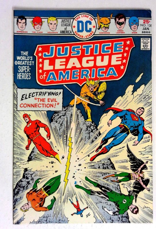 Justice League of America #126 (DC Comics, 1976), raw comic book in VF condition — front cover