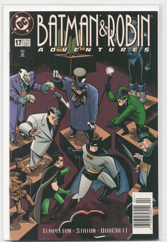 The Batman and Robin Adventures #17 (DC Comics, 1997), raw, ungraded comic book — front cover