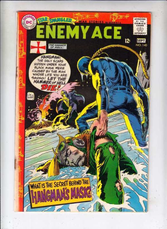 Star Spangled War Stories #140 (DC Comics, 1968), raw comic book in VG+ condition — front cover