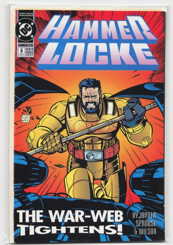 Hammerlocke #6 (1993), raw, ungraded comic book — front cover