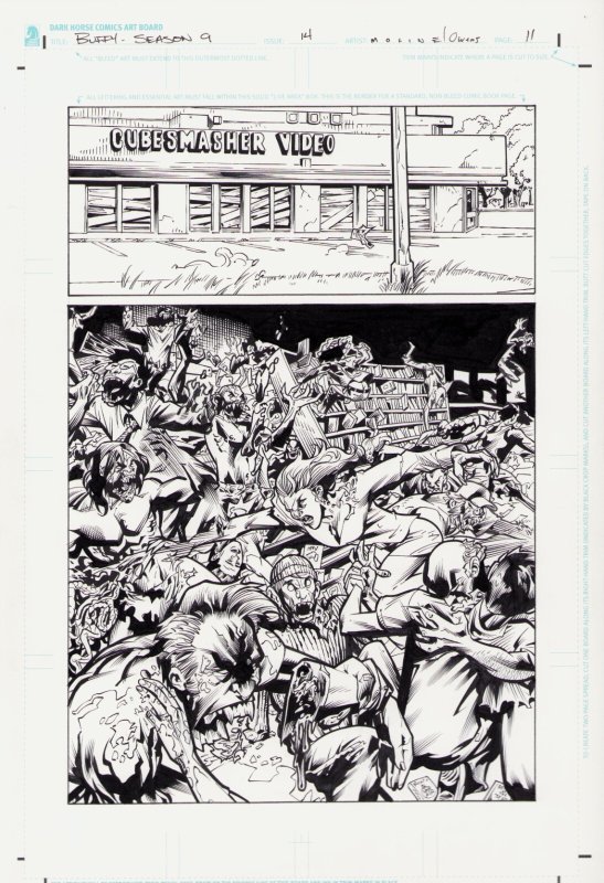 Buffy the Vampire Slayer Season 9 #14, raw, ungraded comic book — front cover
