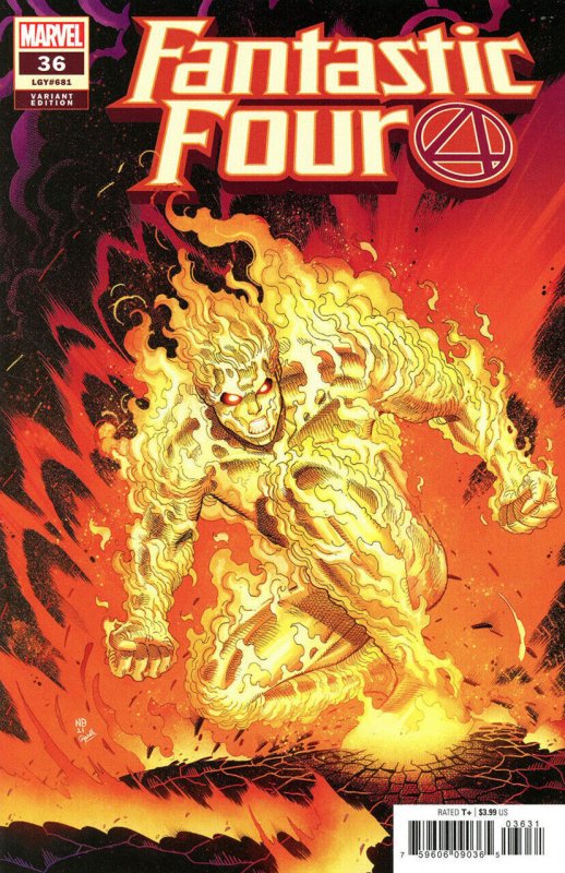 Fantastic Four #36 (Marvel Comics, 2018), raw comic book in VF/NM condition — front cover