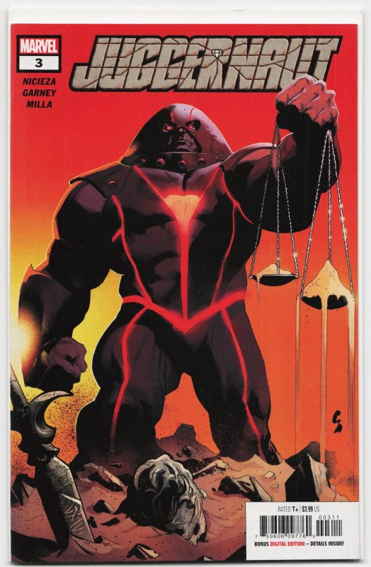 Juggernaut #3 (2021), raw, ungraded comic book — front cover
