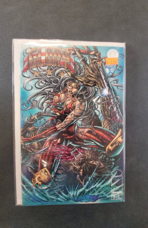 Glory #2 (1995), raw, ungraded comic book — front cover