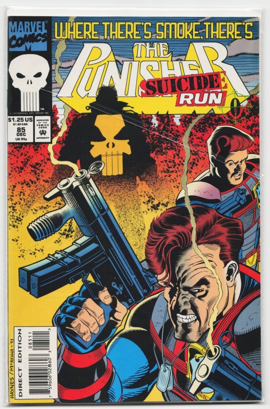 The Punisher #85 (Marvel Comics, 1993), raw, ungraded comic book — front cover