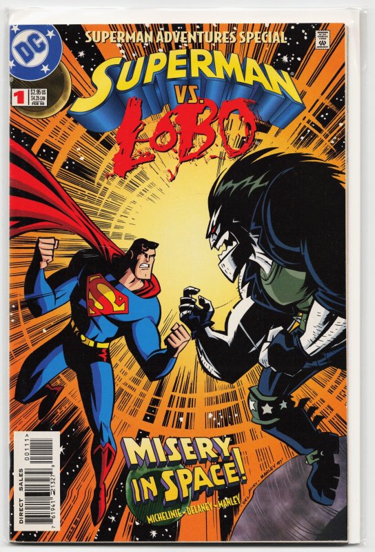 Superman Adventures Special (1998) Superman (1998), raw, ungraded comic book — front cover