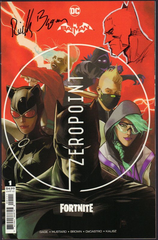 Batman/Fortnite: Zero Point #1 (2021), raw, ungraded comic book — front cover