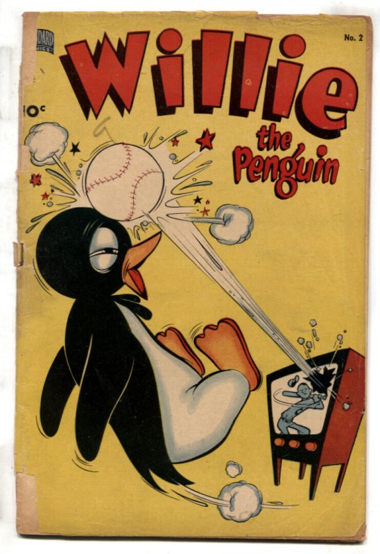Willie the Penguin #2 (1951), raw comic book in FR condition — front cover