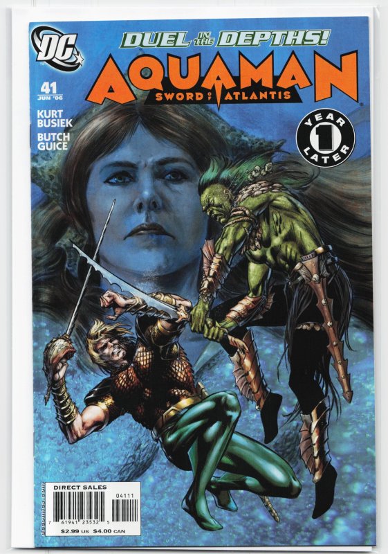 Aquaman: Sword of Atlantis #41 (2006), raw, ungraded comic book — front cover