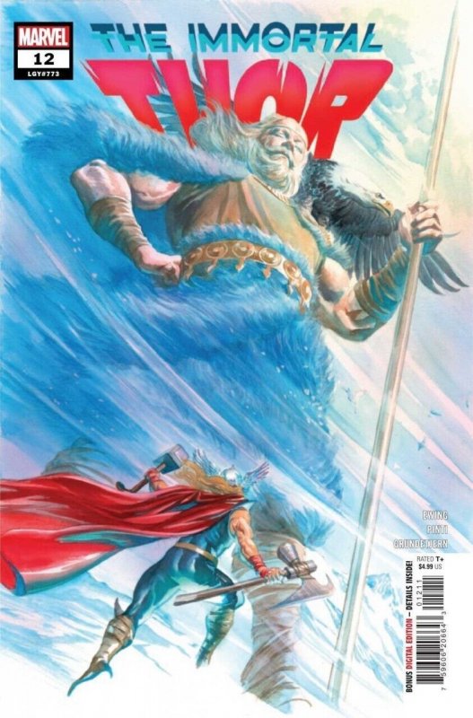 The Immortal Thor #12 (Marvel Comics, 2023), raw comic book in NM condition — front cover