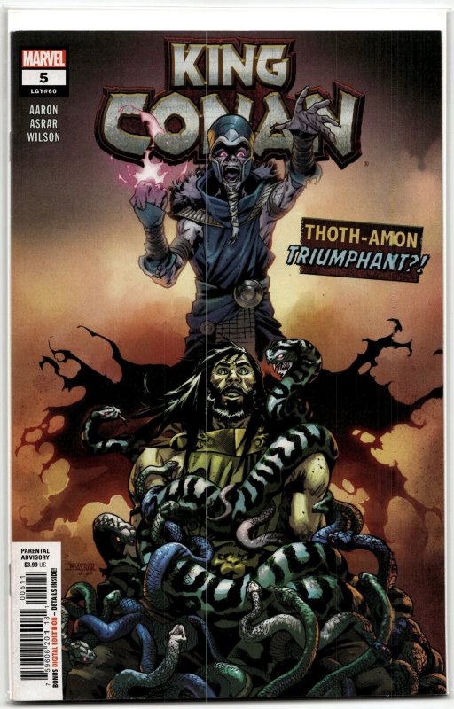 King Conan #5 (Marvel Comics, 2022), raw, ungraded comic book — front cover