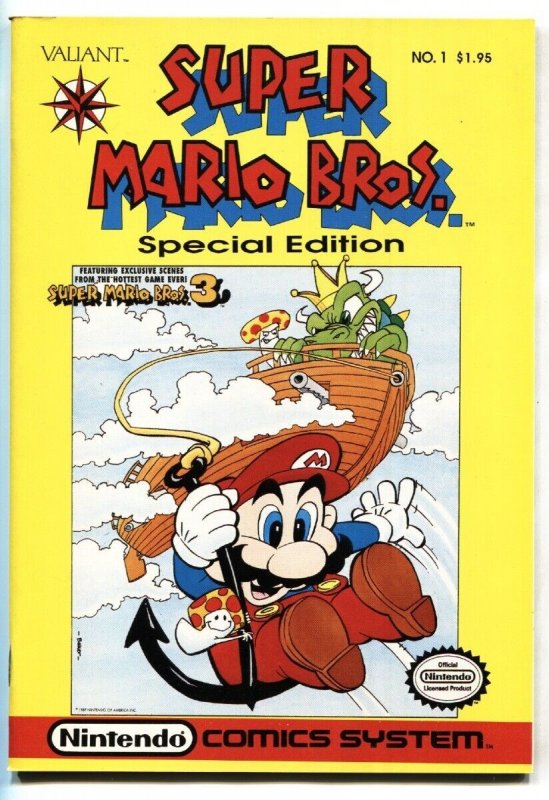 Super Mario Bros. Special Edition #1 (Valiant Comics, 1990), raw, ungraded comic book — front cover