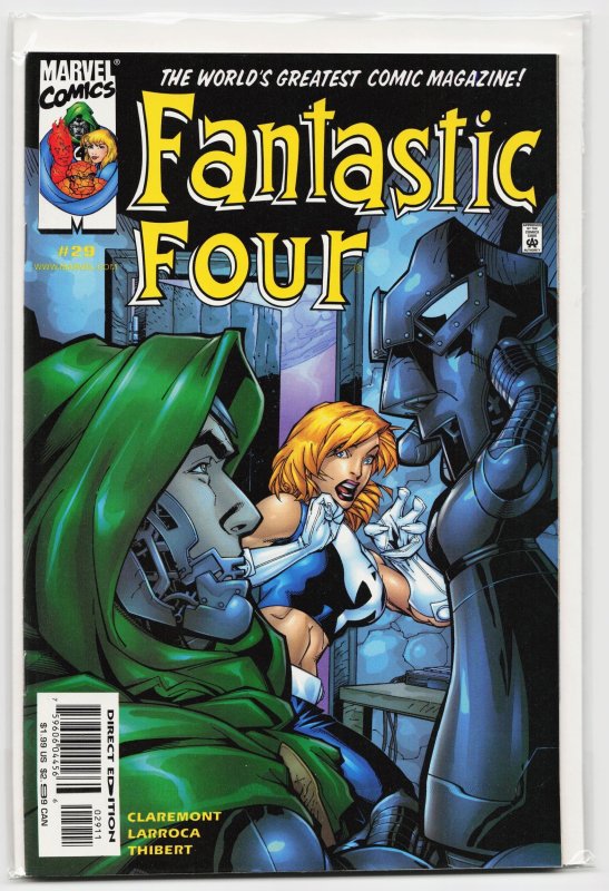 Fantastic Four #29 (Marvel Comics, 2000), raw, ungraded comic book — front cover