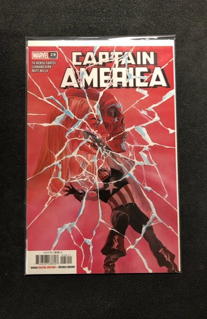 Captain America #28 (Marvel Comics, 2021), raw, ungraded comic book — front cover