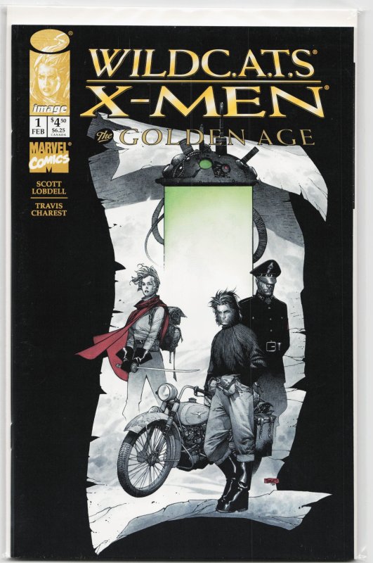 WildC.A.T.S/X-Men: The Golden Age (1997) WildC.A.T.s (Image Comics, 1997), raw, ungraded comic book — front cover