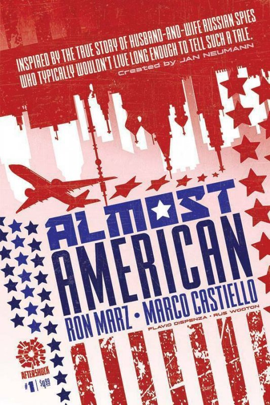 Almost American #1 (AfterShock Comics, 2021), raw, ungraded comic book — front cover