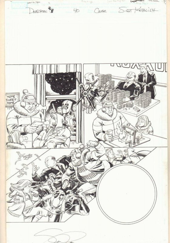 Deadpool #40 (Marvel Comics, 2015), raw, ungraded comic book — front cover